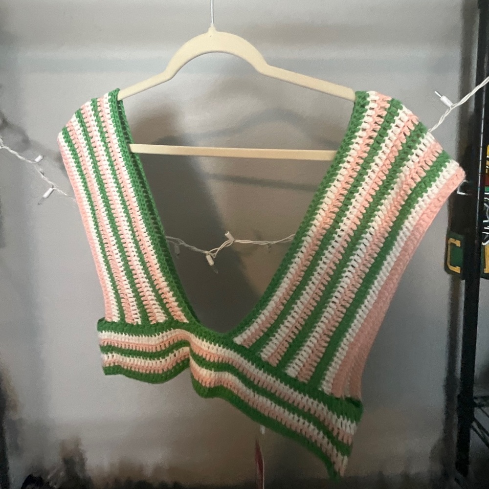Crochet crop top